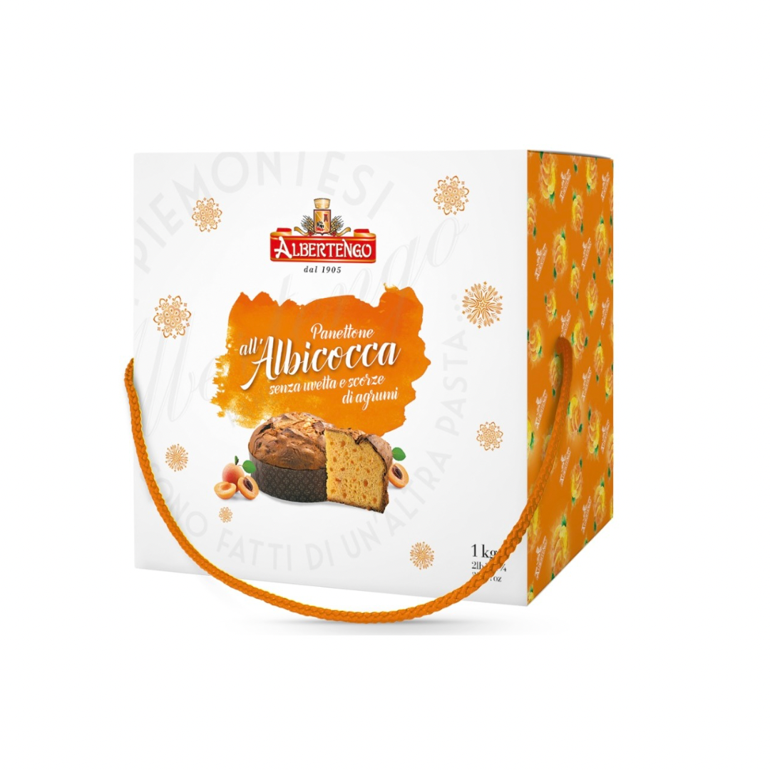 Albertengo Panettone Albicocca Astuccio Apricot Cake