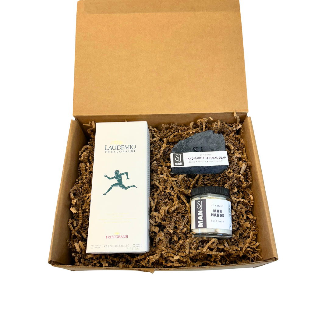 Benessere D'Ulivo - Wellness Gift Set with Olive Oil for Men