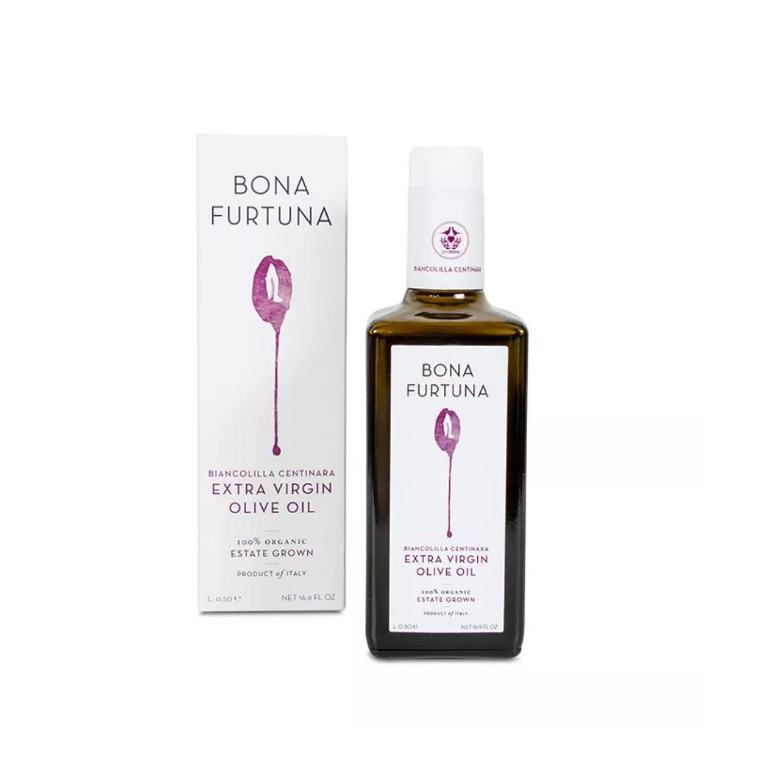 Bona Furtuna Biancolilla Centinaria Extra Virgin Olive Oil 500 ML with Box 