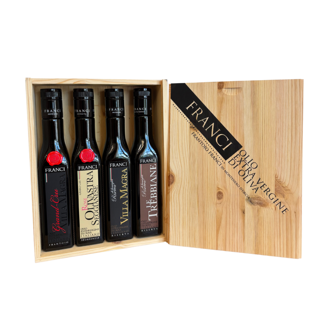 Franci Wood Box Grand Cru Rose Villa Magra Trebbiane