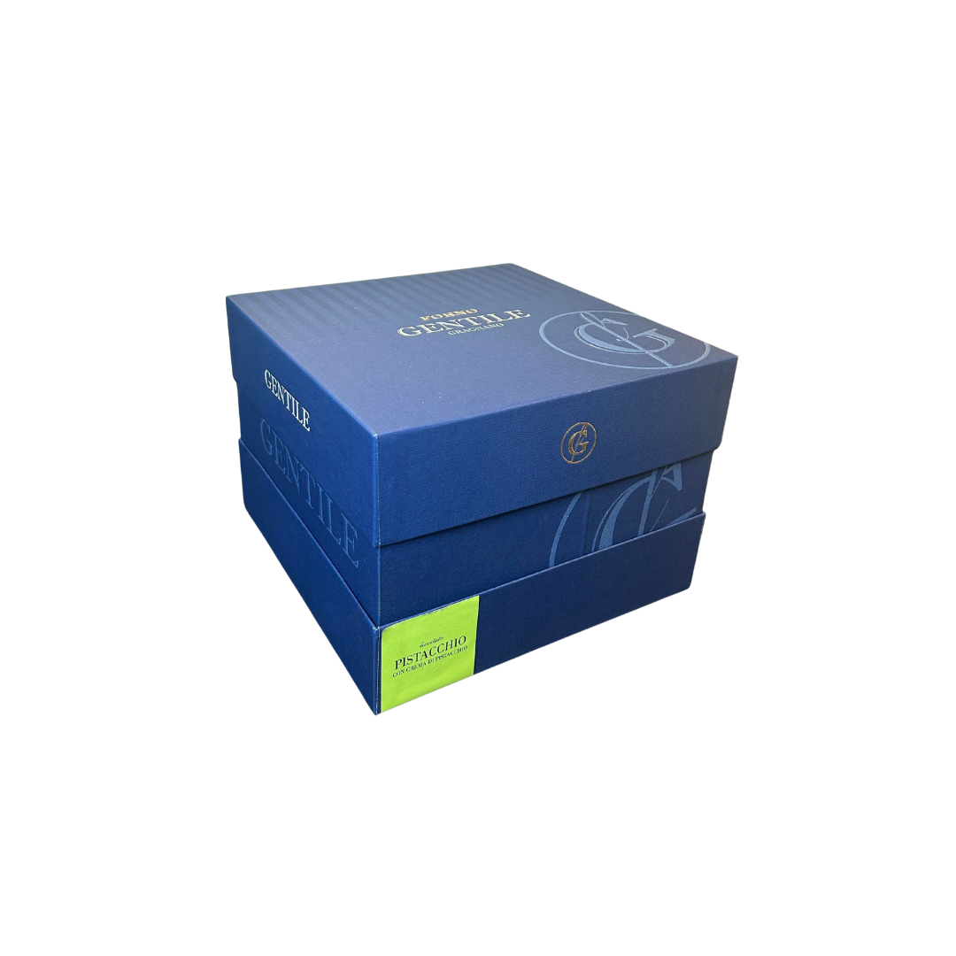 Gentile Pistachio Panettone in Blue Box