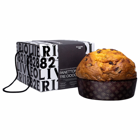 Olivieri Tri Cioccolati Panettone ~ Triple Chocolate
