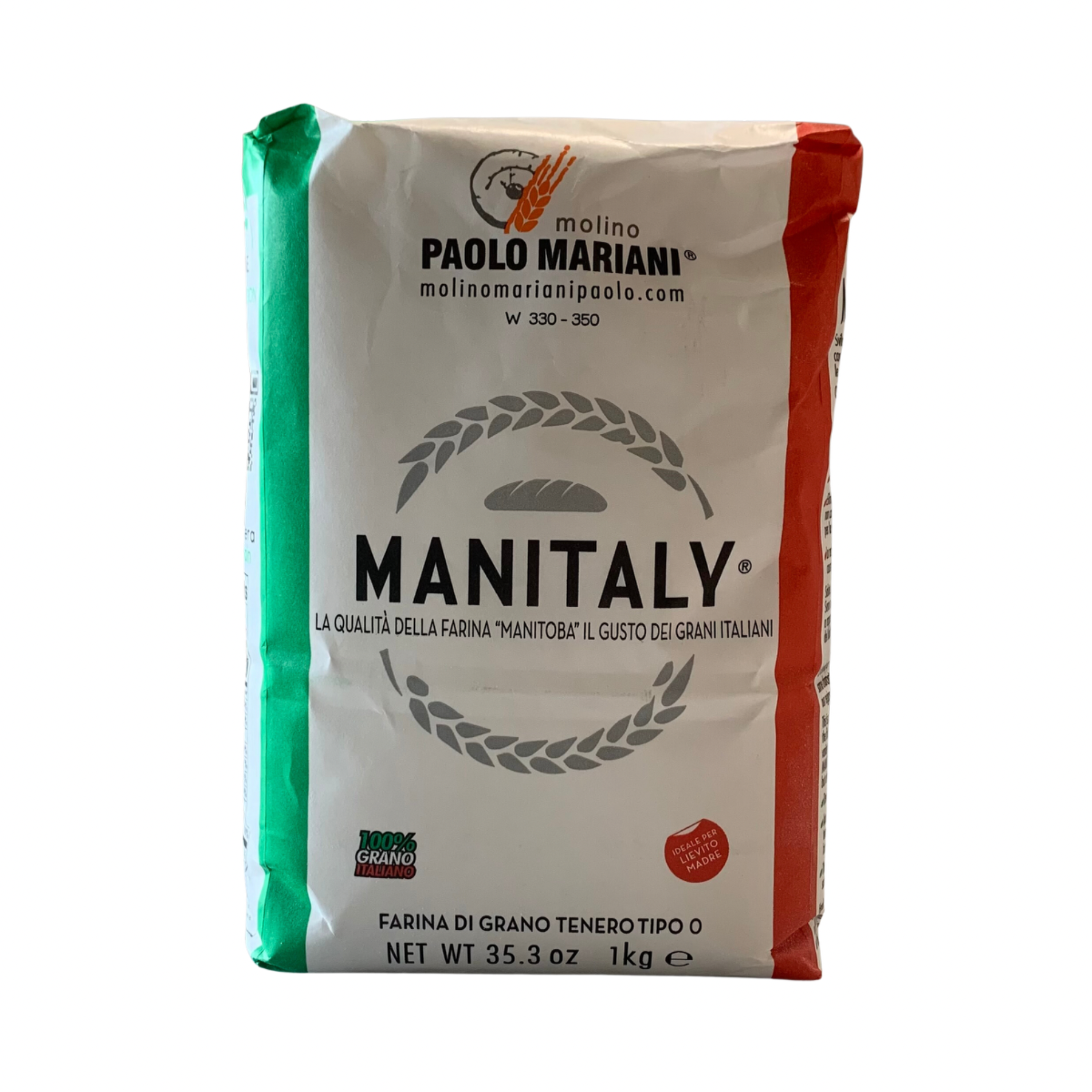 Manitaly Manitoba Type ‘0’ Flour Made with 100% Italian Wheat 2.2 lbs