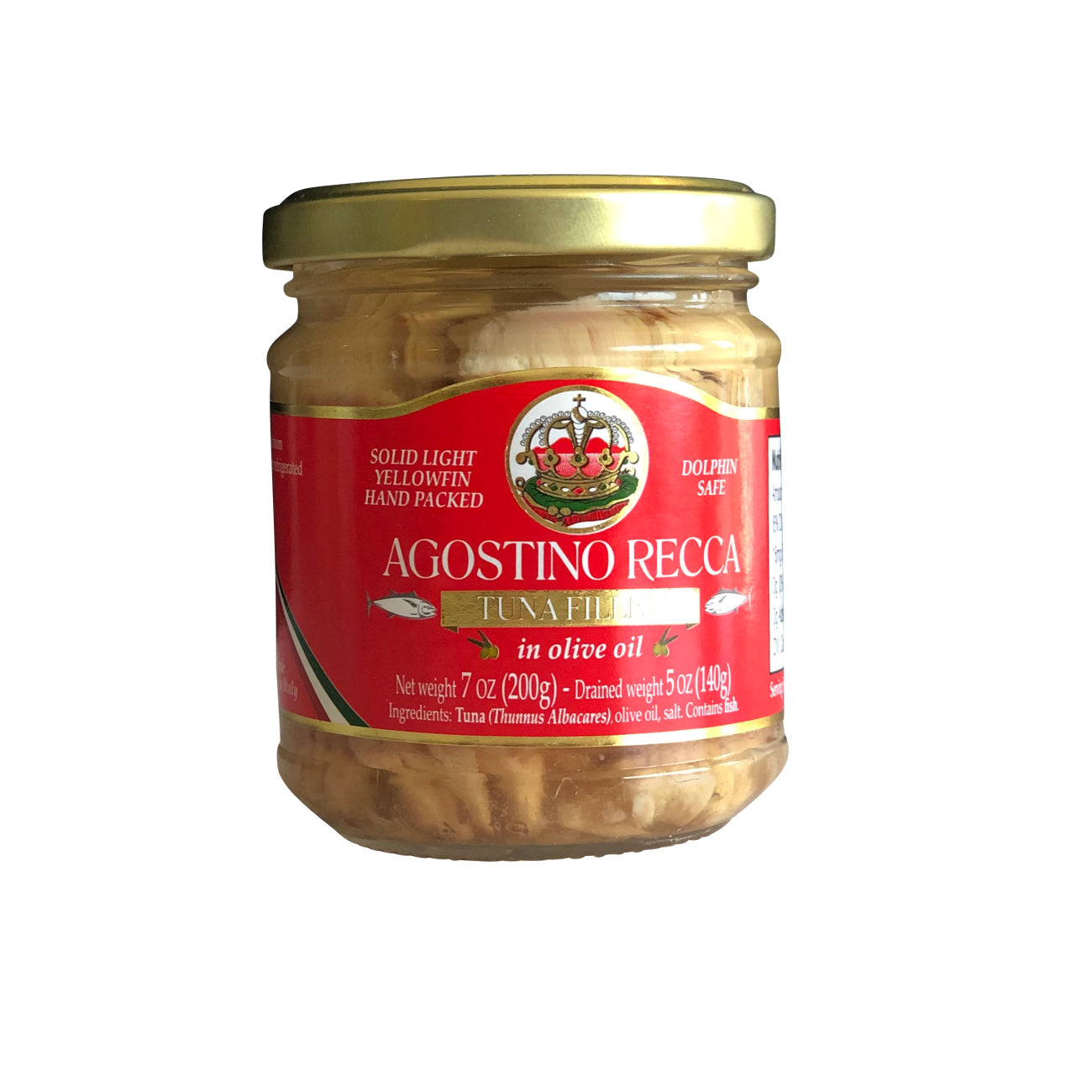 Agostino Recca Tuna Fillets in Olive Oil IGF-009