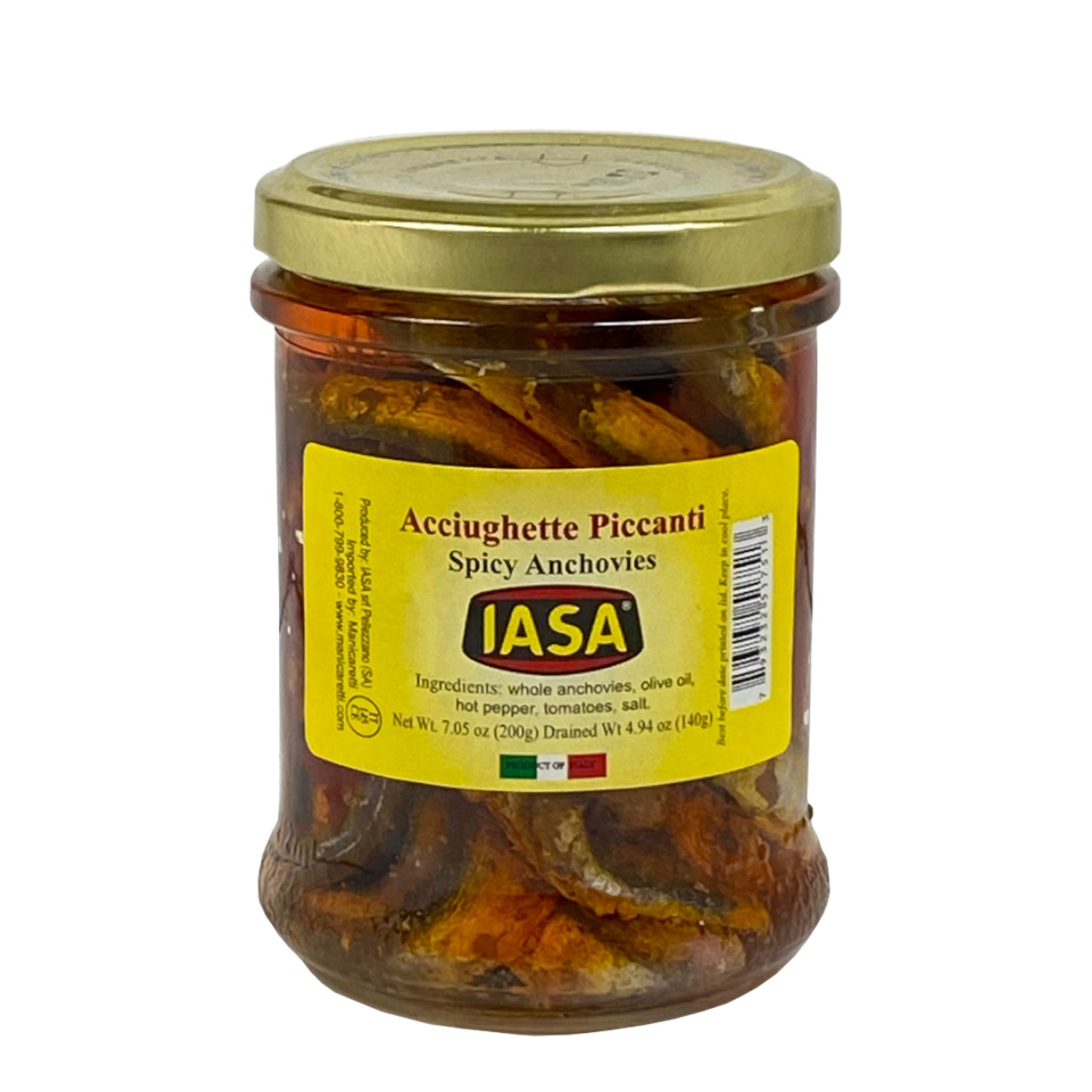 Acciughette Piccanti - Spicy Anchovies (IASA) CLT-002