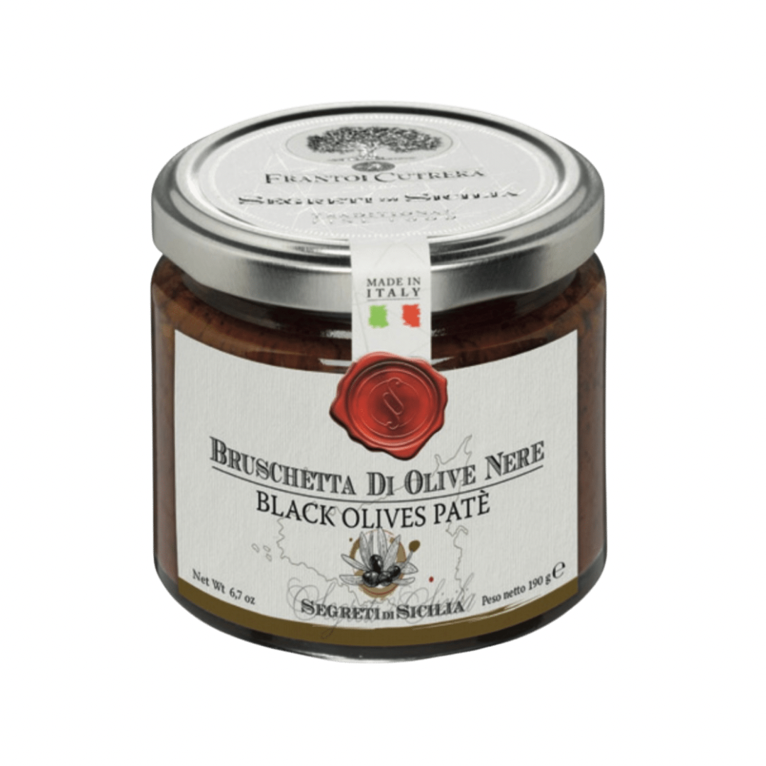 Cutrera Black Olive Bruschetta 190gr CUT J003