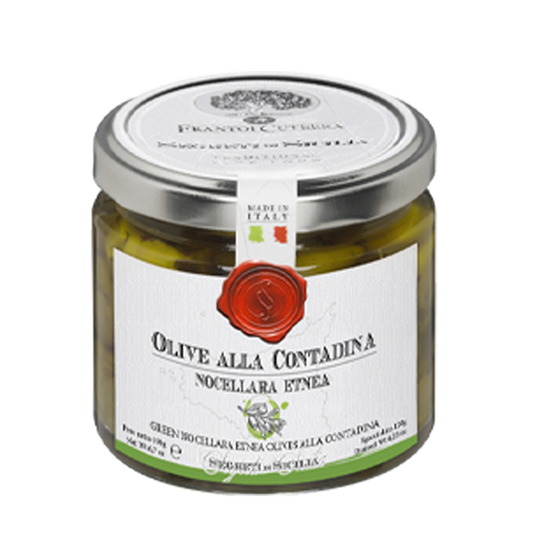 Cutrera Olives alla Contadina - Green Olives with Herbs CUT-J043