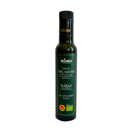 DeCarlo Arcamone Organic DOP Extra Virgin Olive Oil 250ml DCA 055