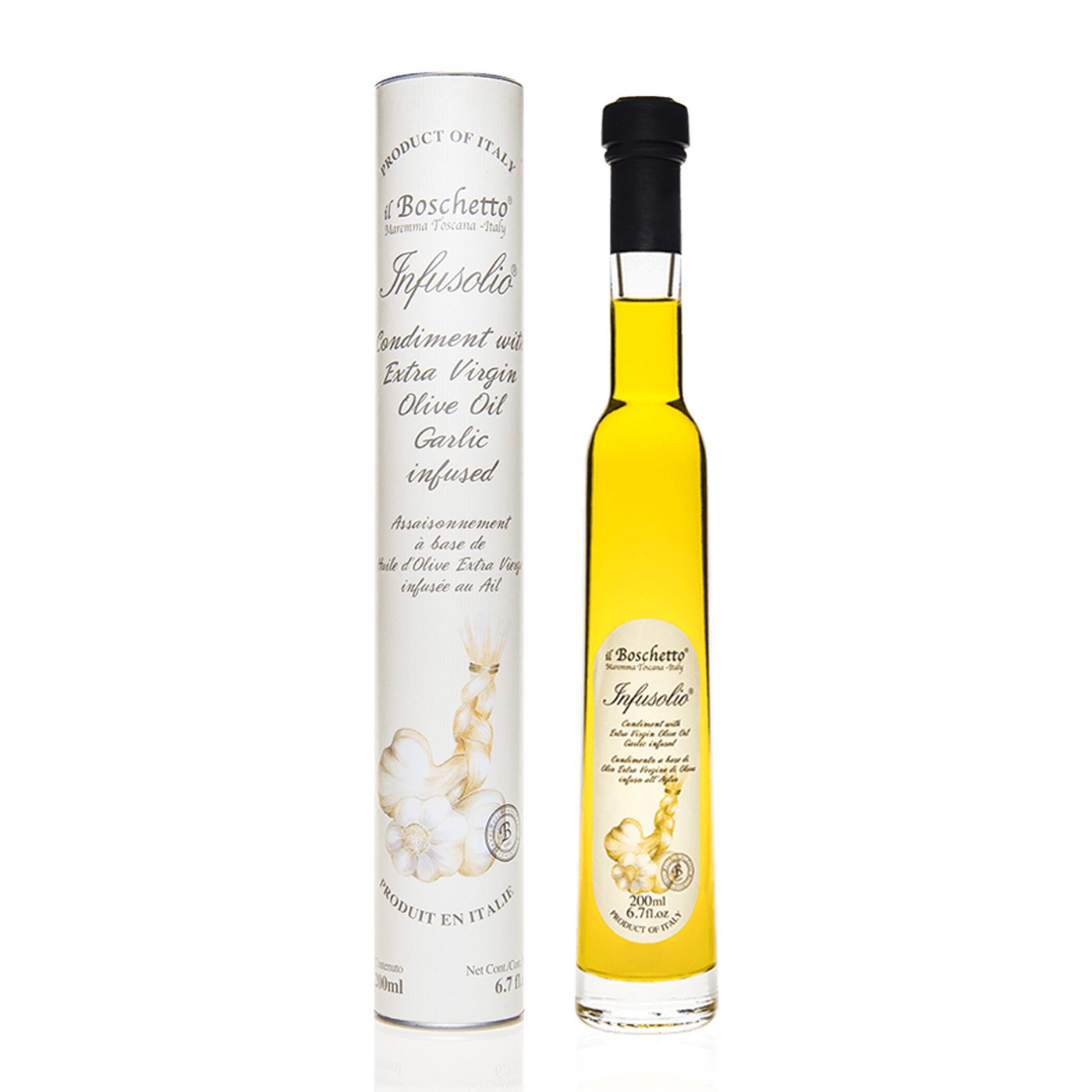 Il Boschetto Infusolio Extra Virgin Olive Oil with Garlic