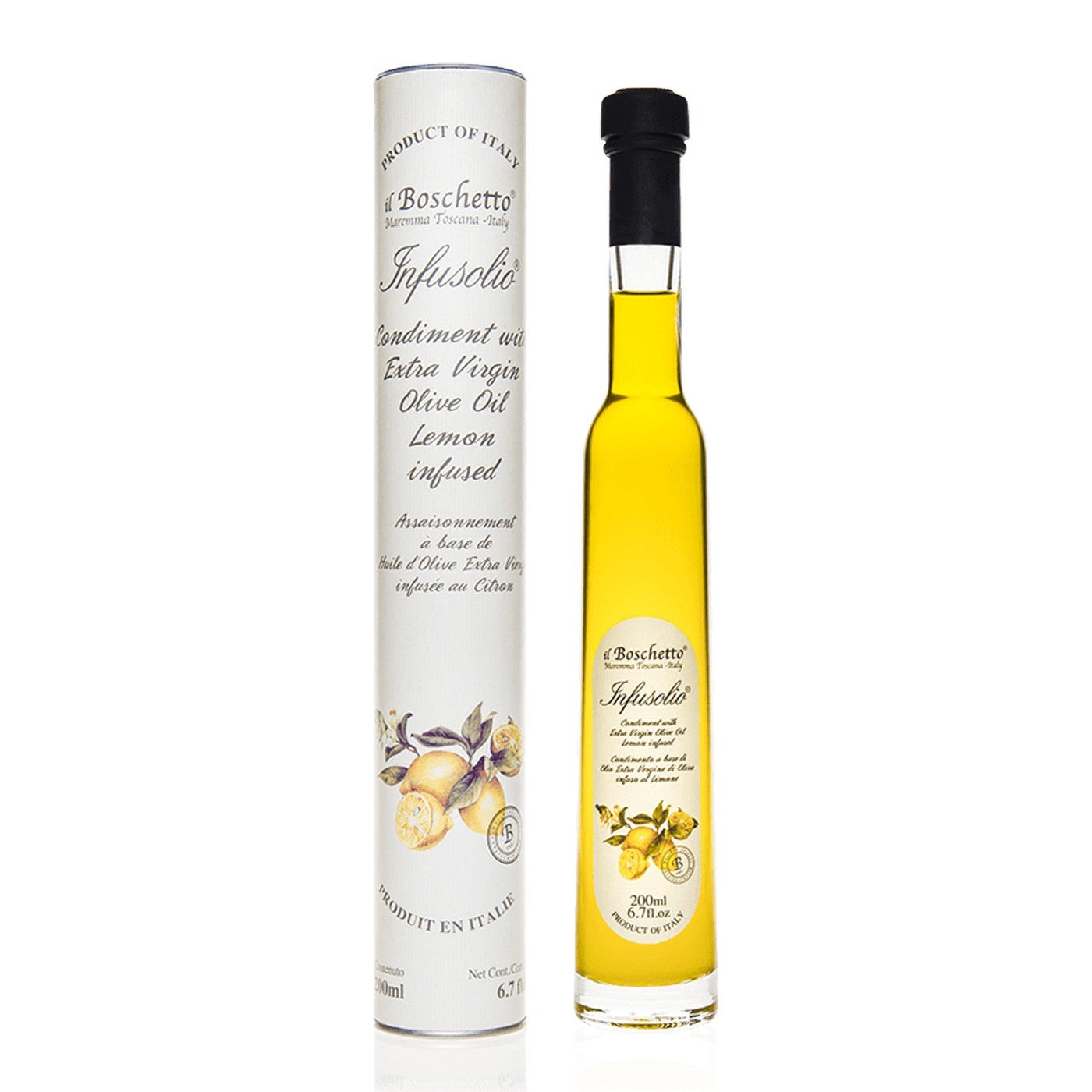 Il Boschetto Infusolio Extra Virgin Olive Oil with Lamon BOS-016