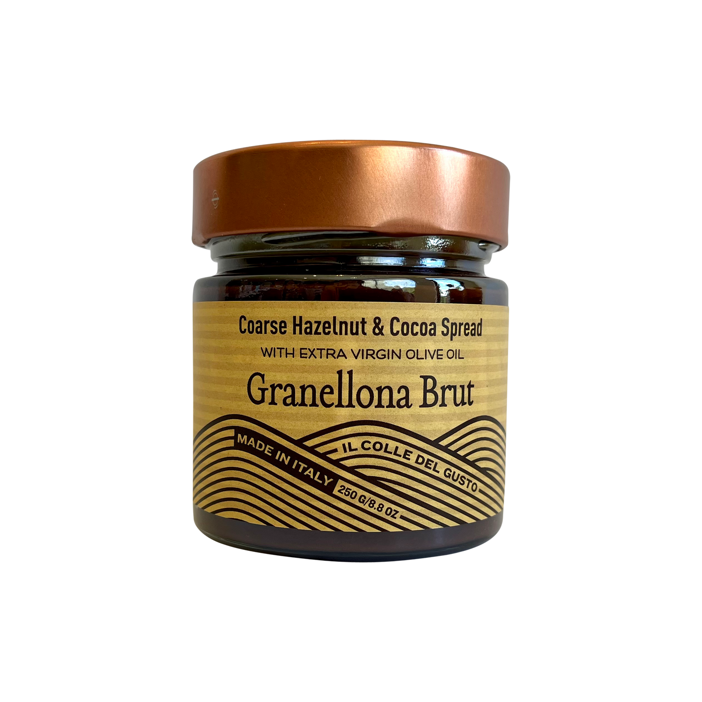 Il Colle Gusto Granellona Brut: Coarse Hazelnut Chocolate Spread MNC-002