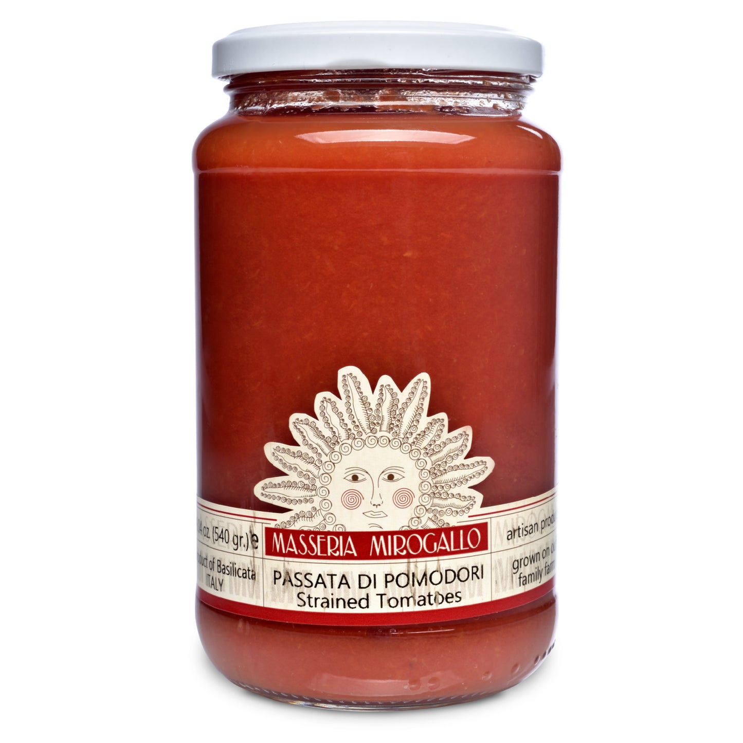 Masseria Mirogallo Passata di Pomodori Strained Tomatoes MNC-016