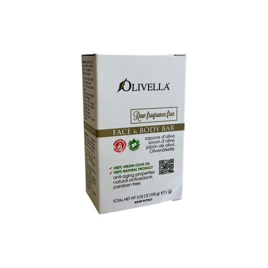 Olivella Fragrance Free Face & Body Soap Bar OLL-015