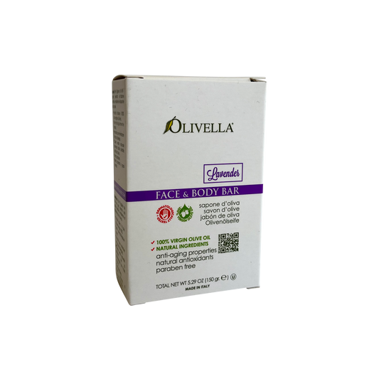 Olivella Face & Body Soap Bar ~ Lavender OLL-017