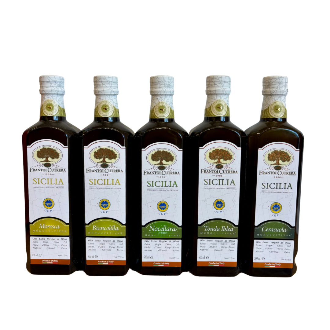 Cutrera 5 bottle set monocultivars