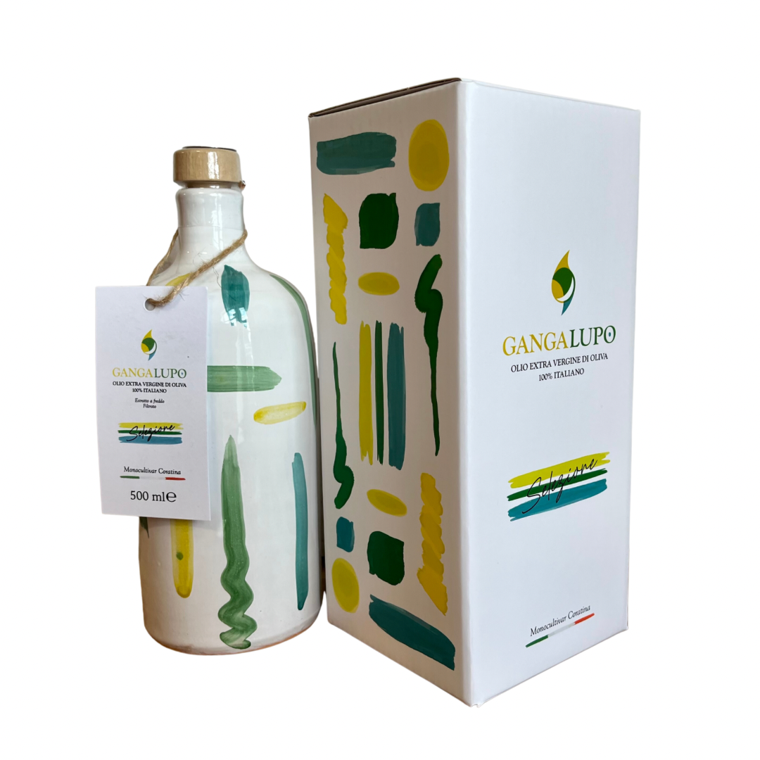 Gangalupo Coratina Ceramic in Gift Box Extra Virgin Olive Oil GAN-001