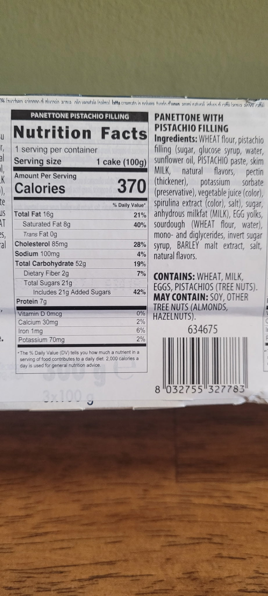 Mini Pistachio Nutrition Facts