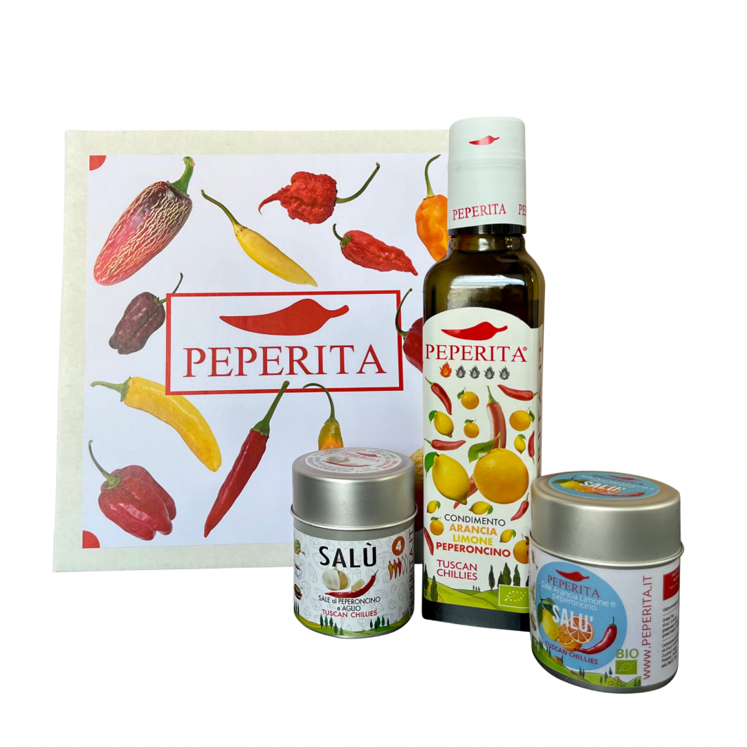 Peperita Citrus and Spicy Pepper Set Gift Boxed