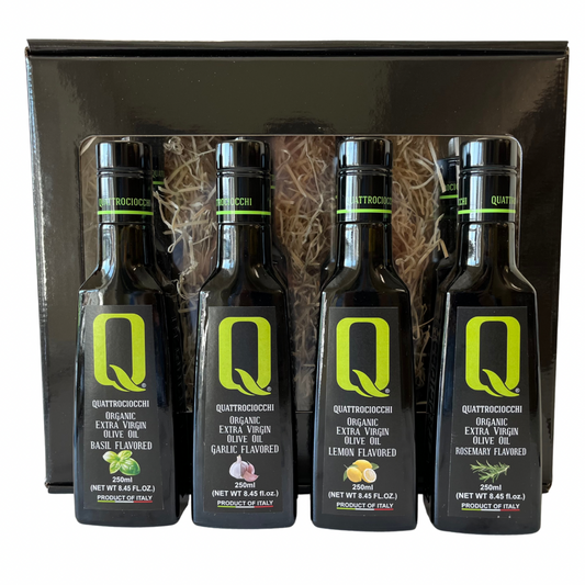 Olio Quattrociocchi Condimento Gift Set (4 Bottles)