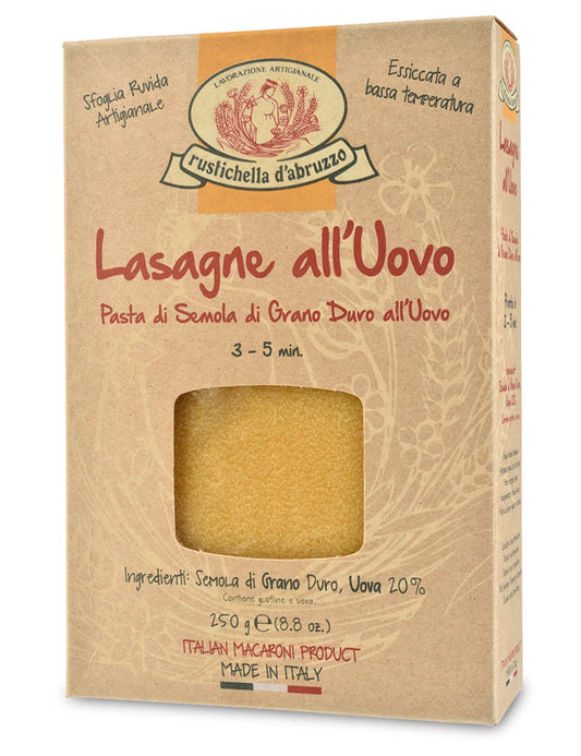 Rustichella Egg Lasagna Pasta