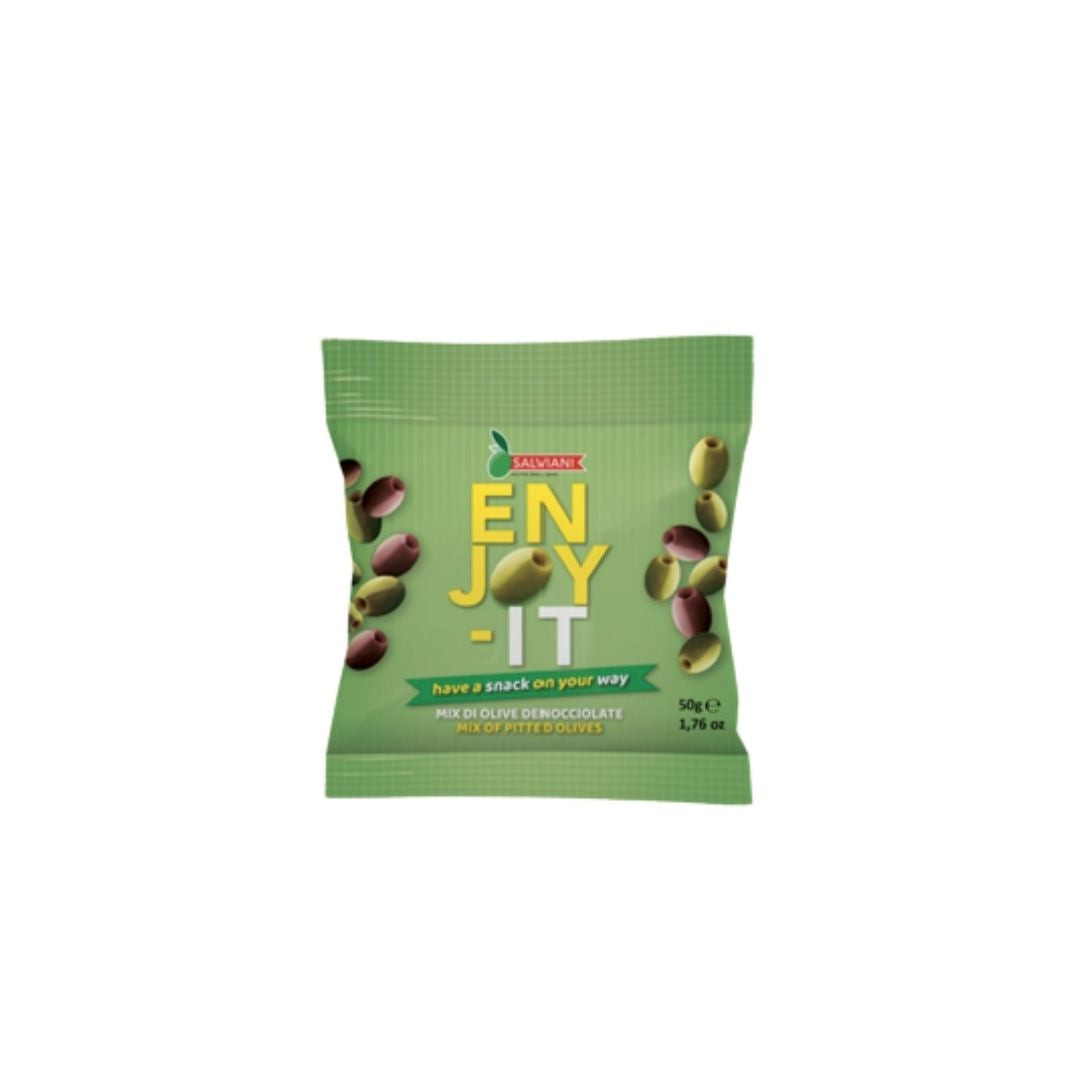 Salviani Pitted Mixed Olives - Snack Pack