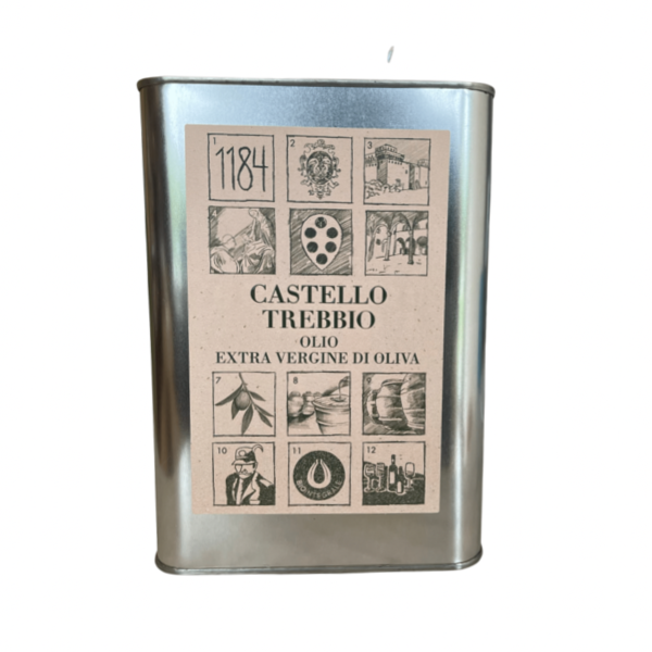 Castello del Trebbio Extra Virgin Olive Oil 3 Liter Tin TRE-026