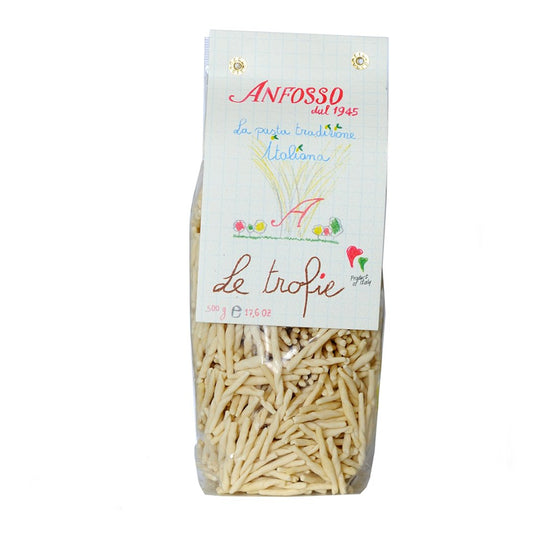 Hand Rolled Anfosso Trofie Pasta from Liguria CDV 002