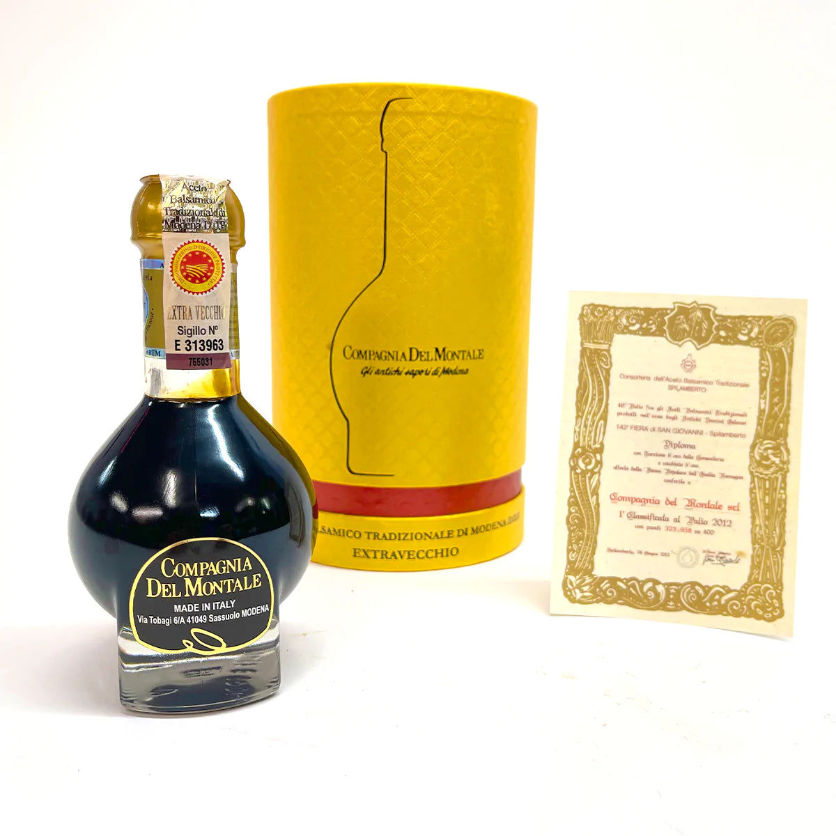 Extravecchio, Aceto Balsamic Tradizionale di Modena DOP in Gold Box AFF-002