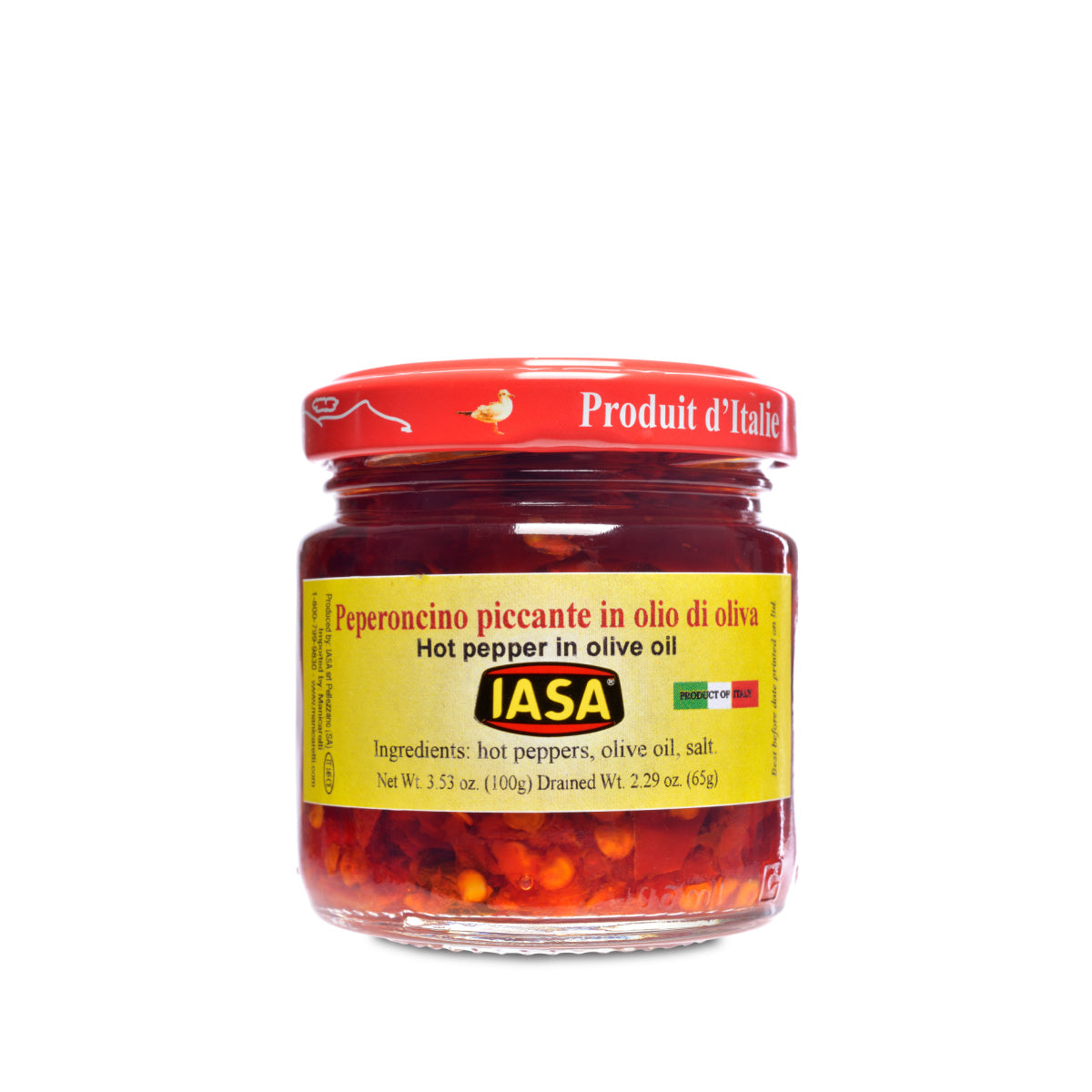 IASA Peperoncino Piccante in Olive Oil 145gr CLT 005