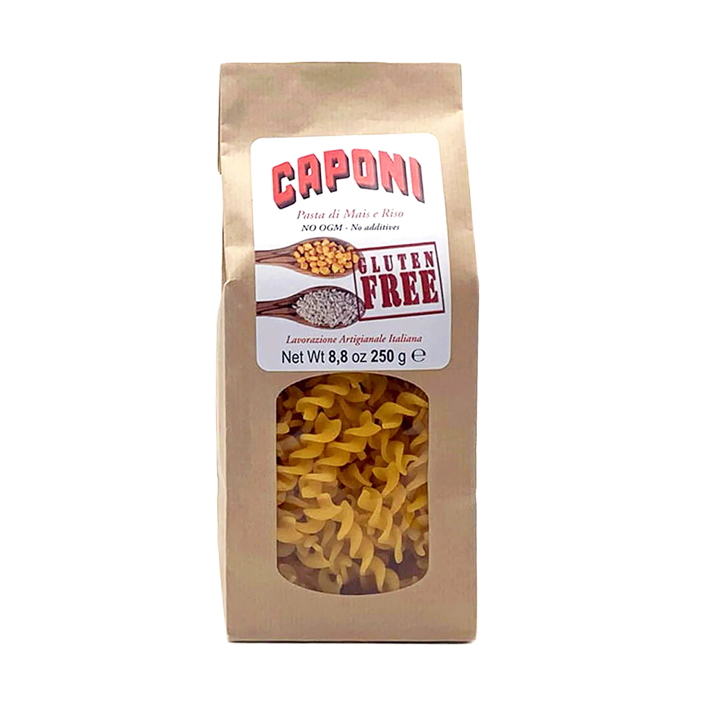 Caponi Hand Made Gluten Free Pasta - Fusilli CPN 003