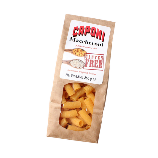 Caponi Hand Made Gluten Free Pasta Maccheroni CPN 002