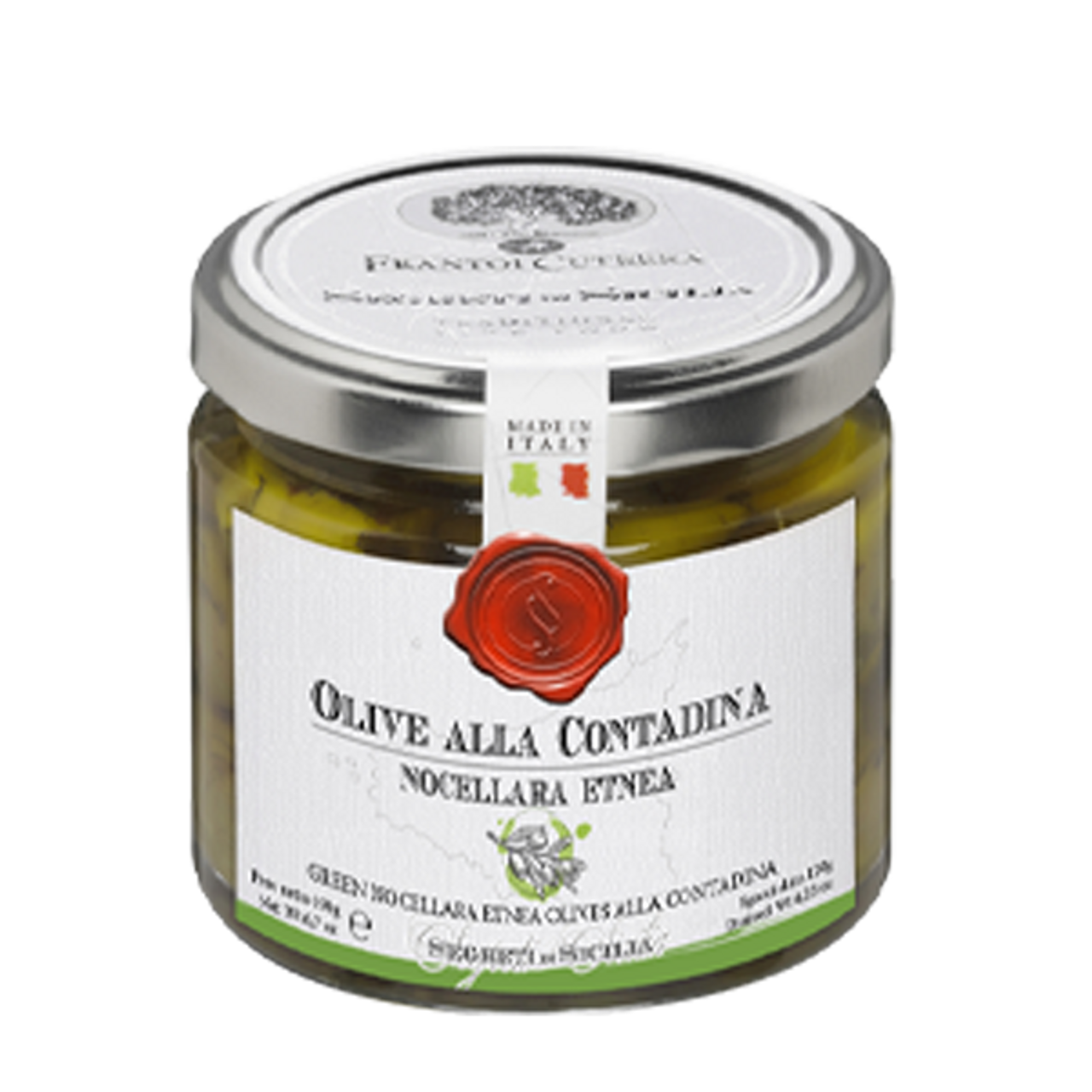 Cutrera Olives alla Contadina - Green Olives with Herbs CUT-J043