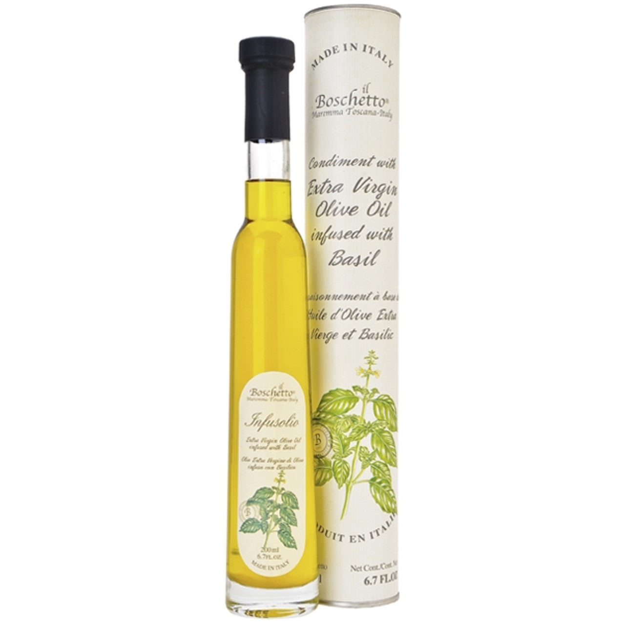 Il Boschetto Extra Virgin Olive Oil with Basil