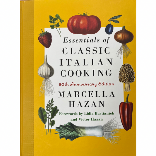 Essentials of Classic Italian Cooking 30th Anniversary Edition Author Marcella Hazan LIB 125