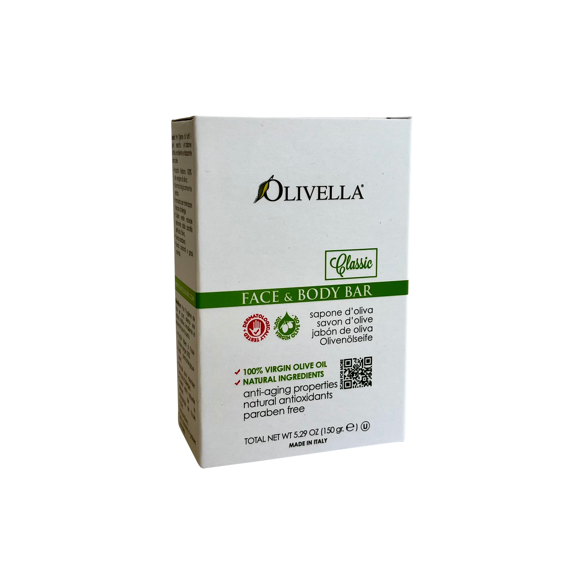 Olivella Face Body Soap Bar Olio2go