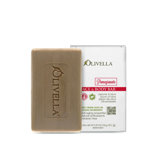 Olivella Pomegranate Face & Body Soap Bar OLL-013