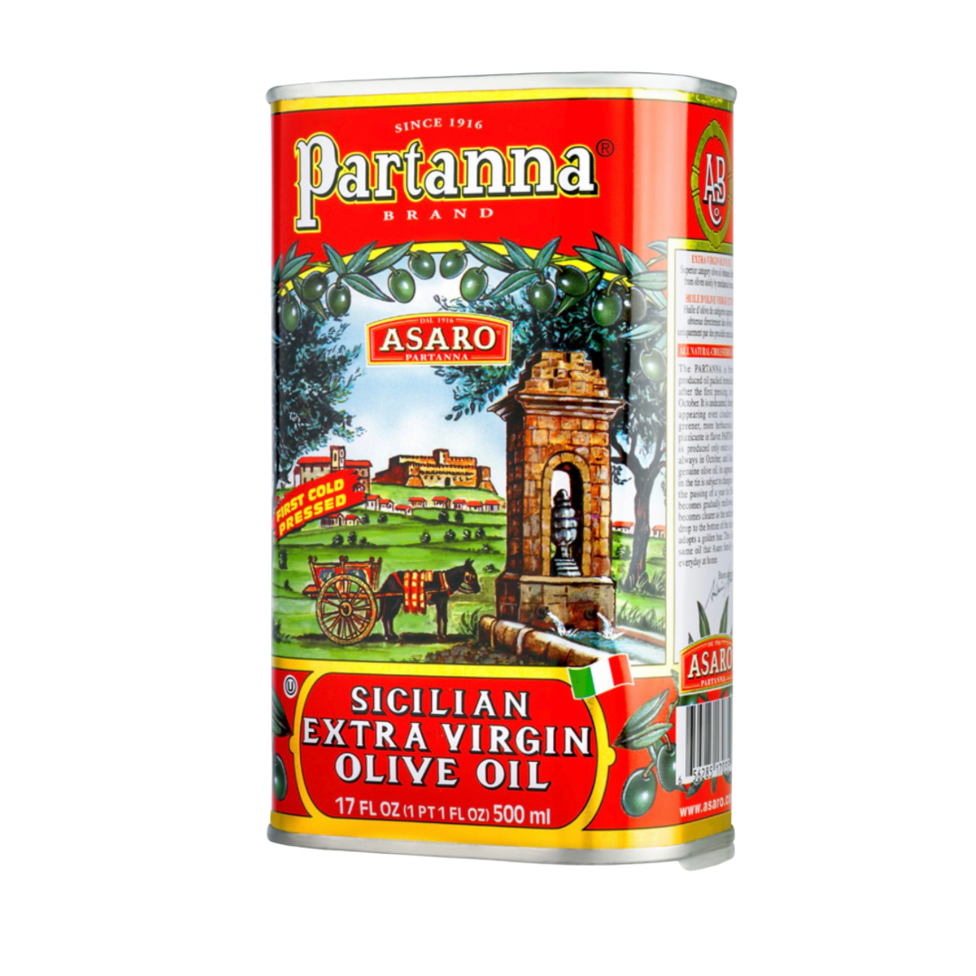 Partanna Extra Virgin Olive Oil Tin ELM-001