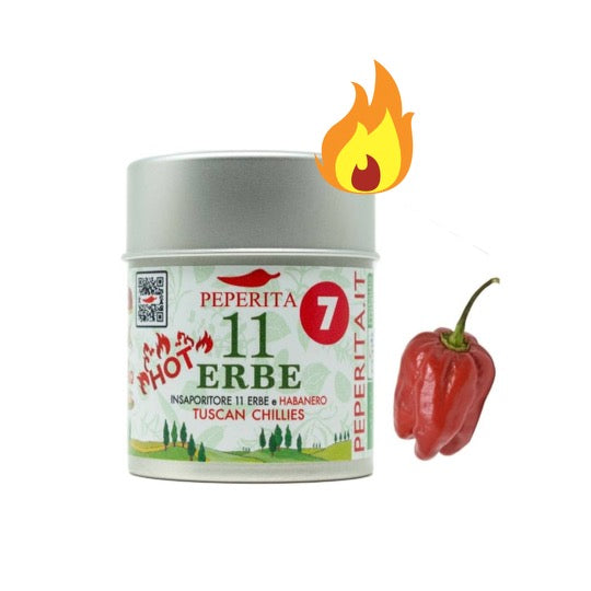 Peperita 11 Erbe Herb Salt and Habanero 7 Seasoning PRT-002