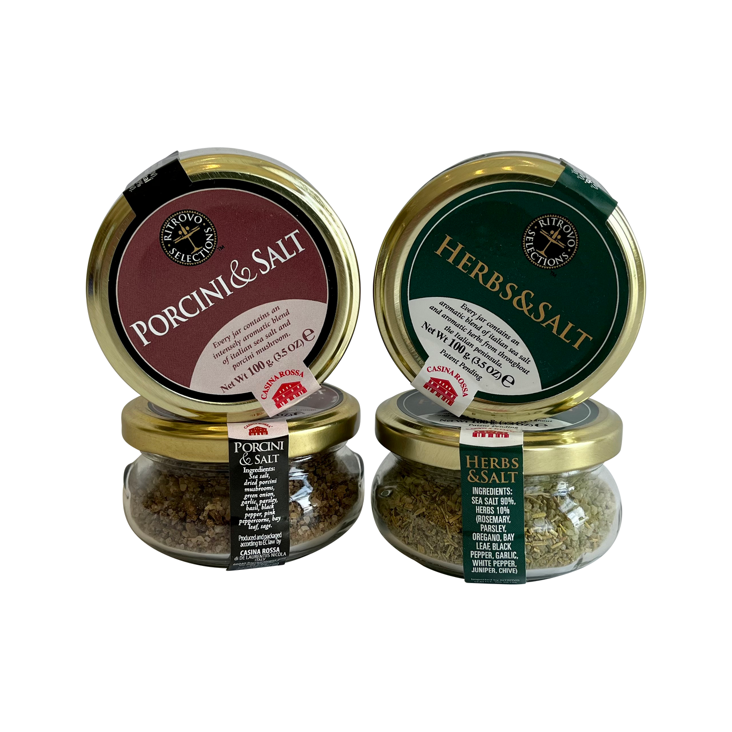 Casina Rossa Herb Blend & Porcini Blend Salt Set RTR-032038