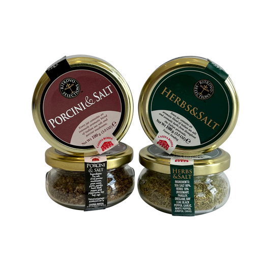 Casina Rossa Herb Blend & Porcini Blend Salt Set RTR-032038
