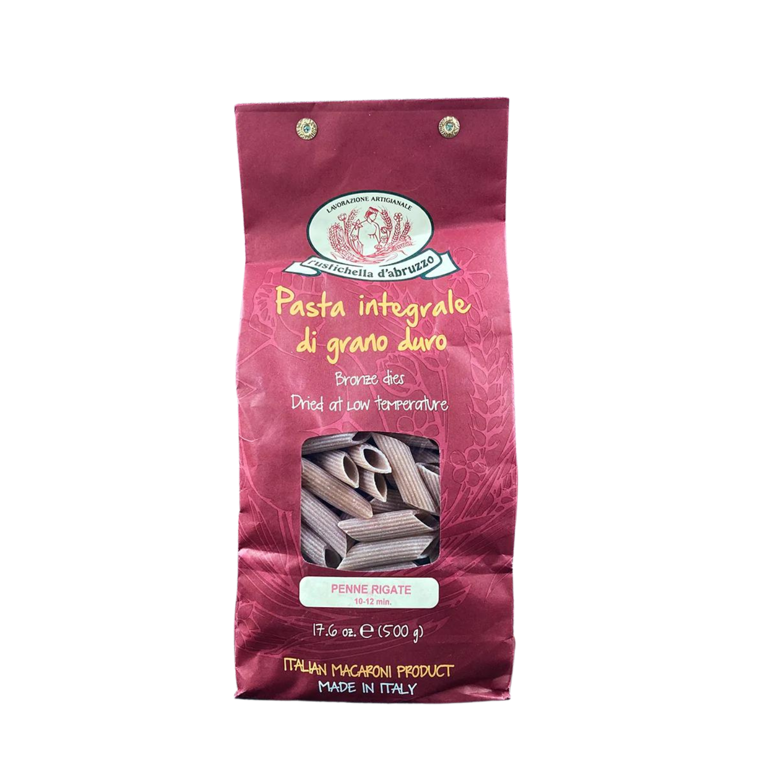 Rustichella Whole Wheat Penne Rigate Pasta RST-026