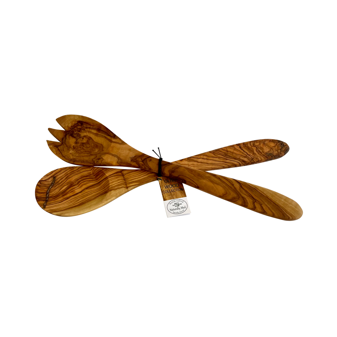 Olive Wood Salad Servers 12” Olio2go