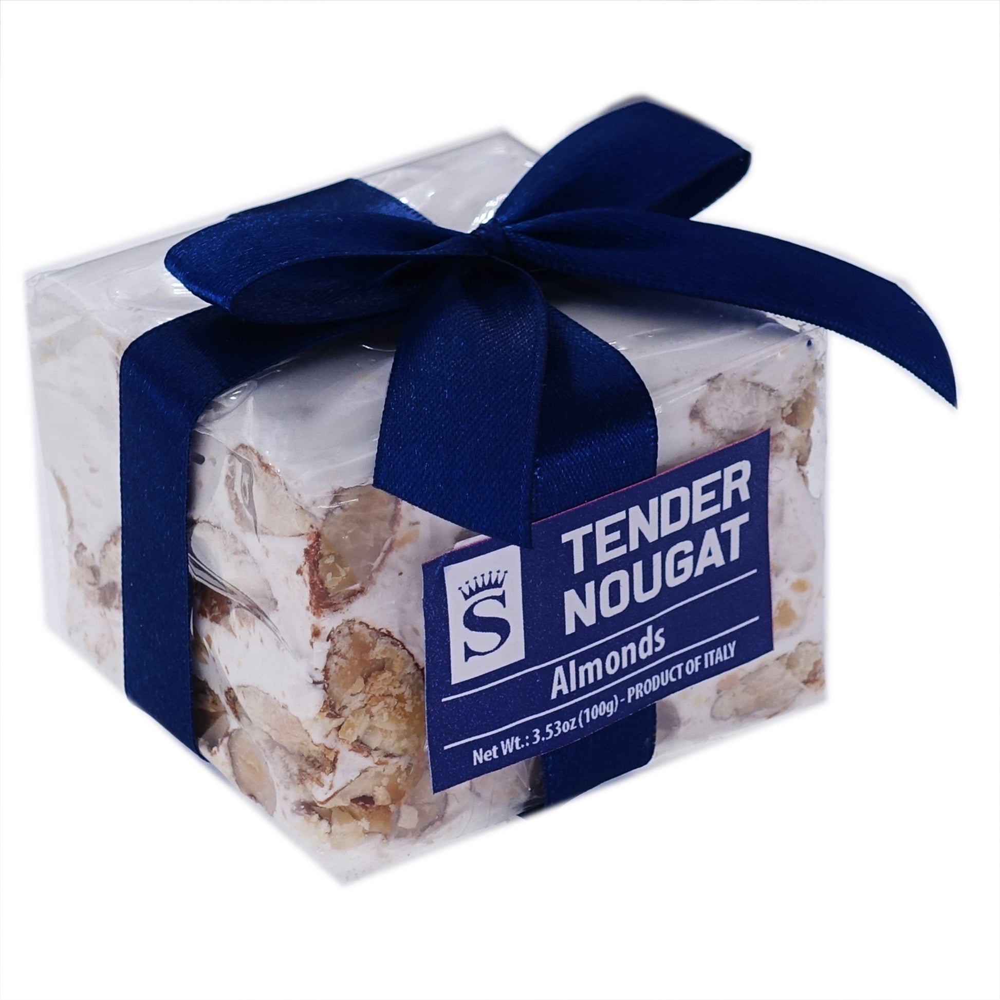 Torrone Tender Nougat Cube with Almonds